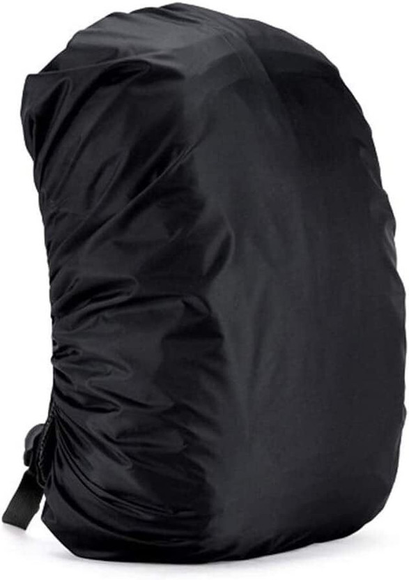 GoldPaddy 30L to 60L Bag Rain Cover, Waterproof Rucksack Covers with Reflectors Travel Accessories for Outdoor Bicycling Hiking Camping Traveling Pack Cover Luggage Cover(30L to 60L, Black)