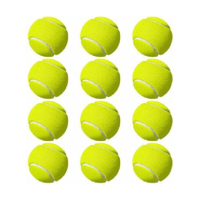 Jaishrionestop Tennis ball _340Pack of 6 Tennis Ball(Standard, Pack of 6, Green)
