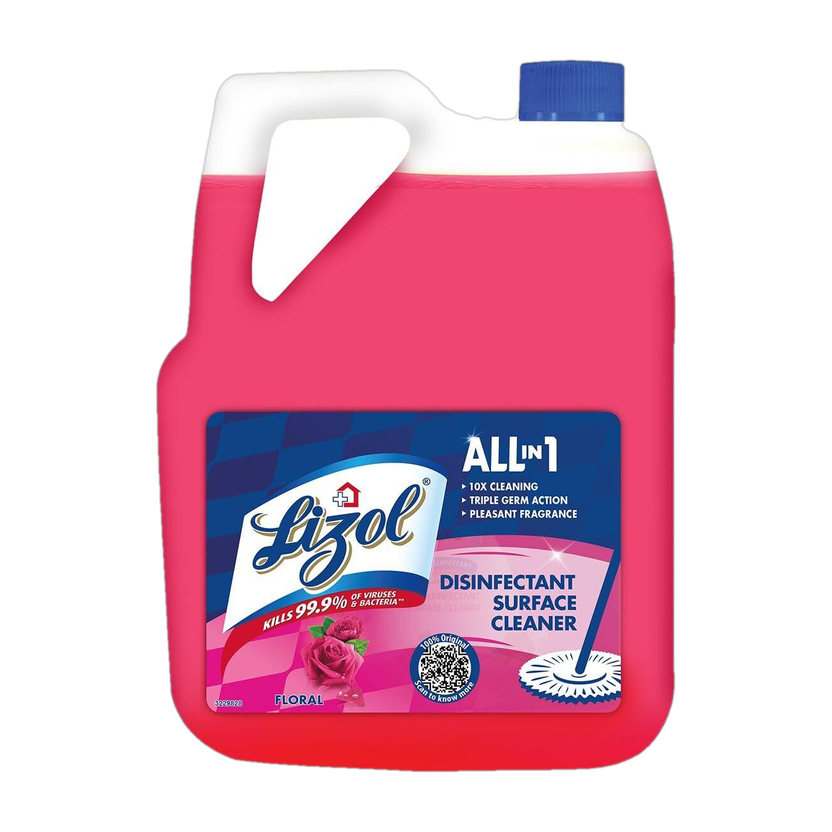 Lizol Disinfectant Surface Cleaner,& Floor, Bathroom, Kitchen,Tile, Not Phenyl, Liquid Floral(5 L)
