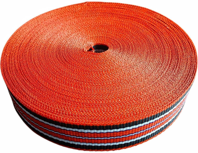 Basrah Basrah Nylon Double Sized Bedding Set(Orange, 1 niwar roll) - Flipkart Deal