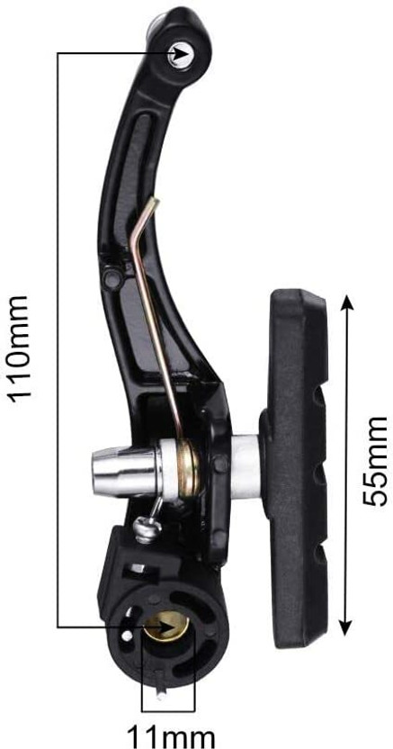 Online Online Experts Power V-Break Panja Set Front and Back Side with Pads/Brake Shoes Bicycle Brake Disk(110 mm) - Flipkart Deal