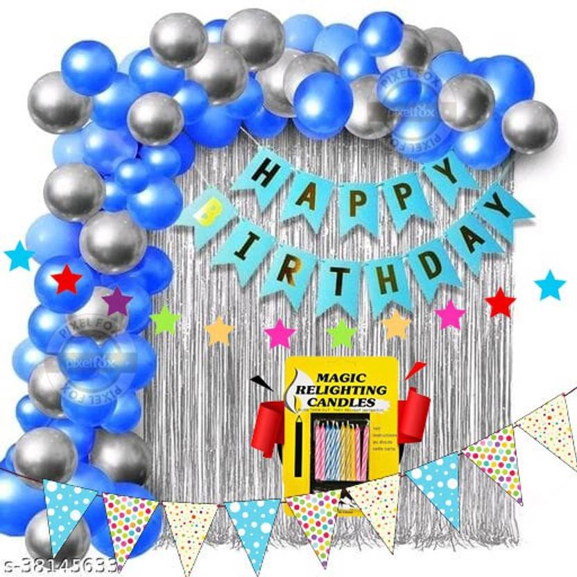 Pixelfox Happy Birthday Decorations Kit Price in India Buy Pixelfox