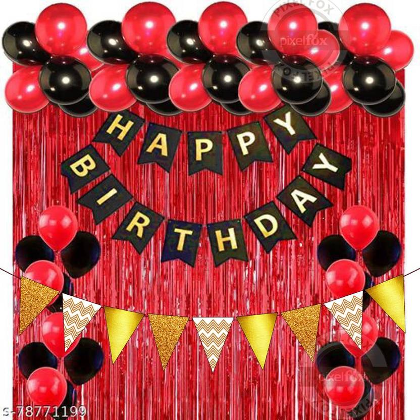 Pixelfox Happy Birthday Decorations Kit Price in India Buy Pixelfox