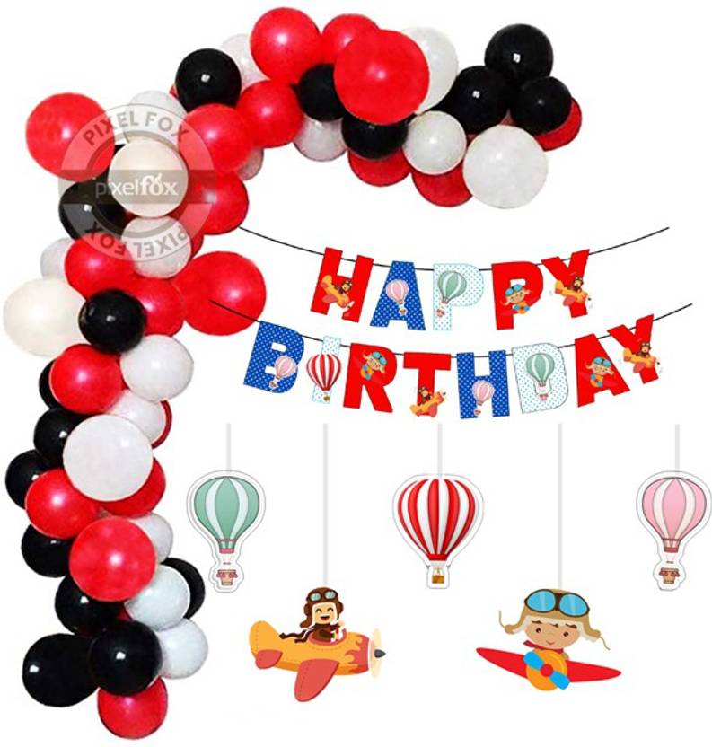 Pixelfox Happy Birthday Decorations Kit Price in India Buy Pixelfox
