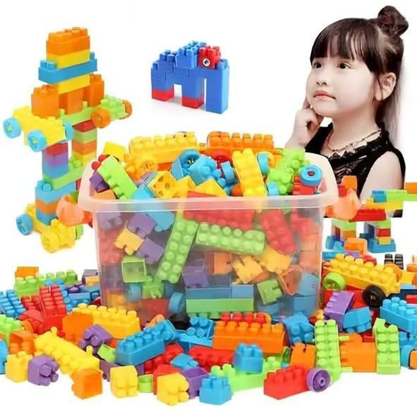 ARIZON Top DevelopBuild: DIY Plastic Building Blocks Toys for Kids,100+ Pieces, Ages 3+(100 Pieces)