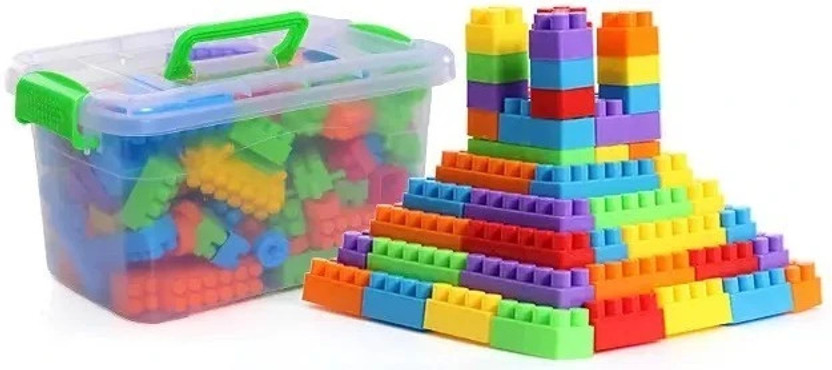 Joy Baby Toys Low Price 100+ DIY Building Blocks Educational Learning Skill Development Toy(Multicolor)