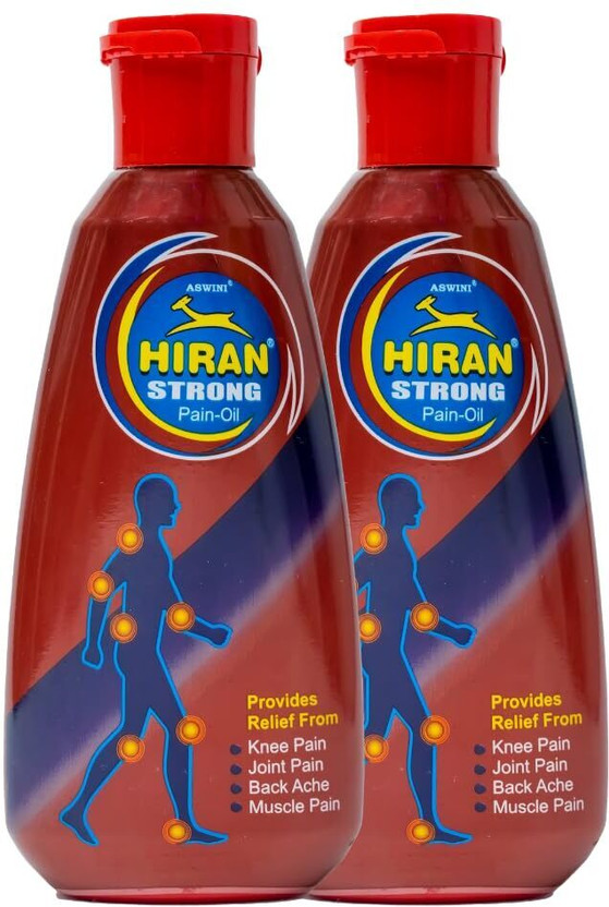 Hiran Strong Pain Oil Bottle Liquid Liquid(2 x 70 ml)