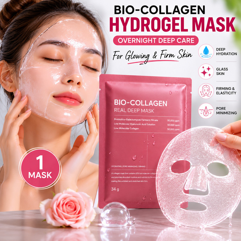 FlyTouch Overnight Bio Collagen Face Mask for Intense Hydration & Skin Firming Care(34 g)