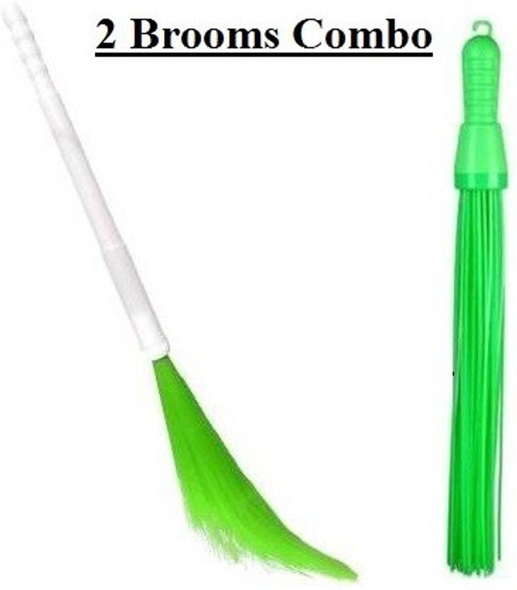 BARBYAM Adjustable Plastic Broomstick for Bathroom Floor & Roof Plastic Kharata Jhadu Plastic