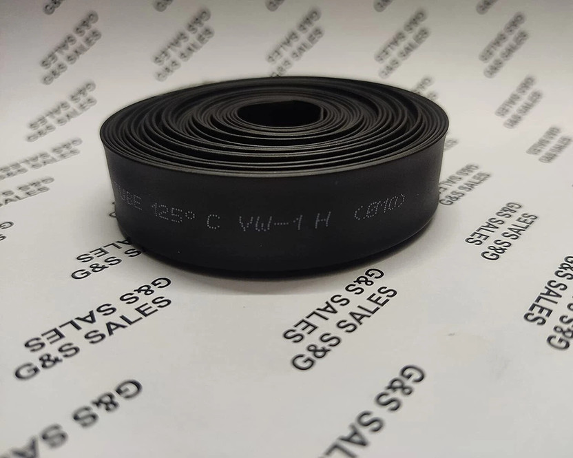 G&S 5 Meter Black Polyolefin Heat Shrink Cable Sleeve(10 mm)