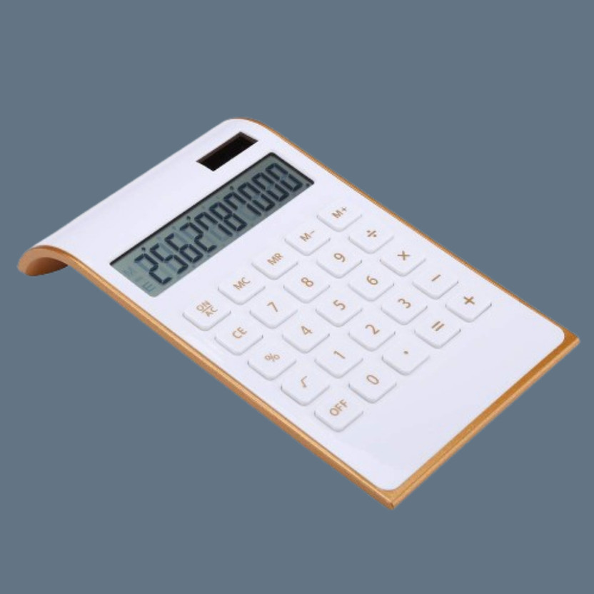 SonaniDecoration Compact Business Desk Calculator with Solar Power Lightweight Table Calculator for Financial Work Basic  Calculator(12 Digit)