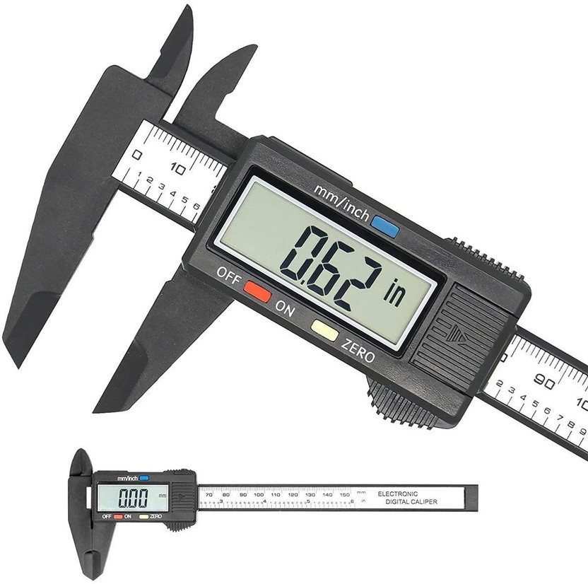 SEE INSIDE Vernier Caliper Electronic Digital LCD Display Ruler Measuring tool Gauge Vernier Caliper(0 -150 mm)