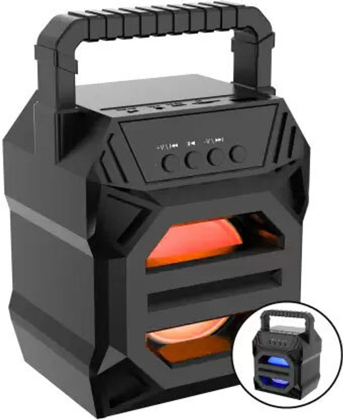 Vocitate Latest Buy Now Bluetooth Speaker & 4-5Hrs Playtime, Hands-Free Function 10 W Bluetooth Speaker(Black, 2.0 Channel)