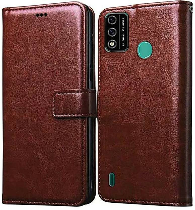 zybux Back Cover for Itel A48 Flip Cover Leather Wallet Case