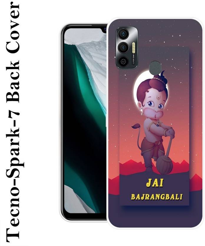 SHIVKUDI Back Cover for Tecno Spark 7, Tecno Spark 7T Price in India