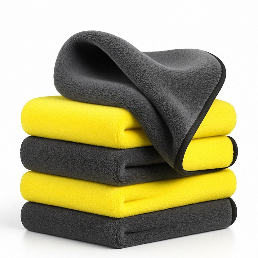 Ultra Micro Microfiber Vehicle Washing  Cloth(Pack Of 4, 500 GSM)