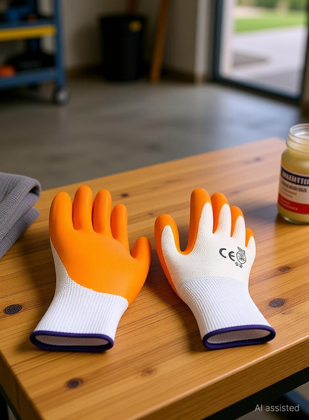 starkyte HALLMARK 3PAIR Nylon Safety Industrial Work Hand Gloves Comfort Fit PACK OF 6PCS Wet and Dry Glove Set(Free Size Pack of 6)