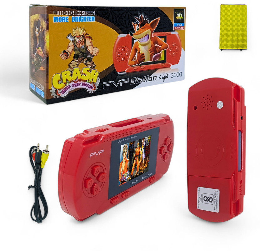 PVP Digital Retrol Pocket Game Box with 3000 pluse Games TV Connect | Mario etc3 Limited Edition(Code in the Box - for PC)