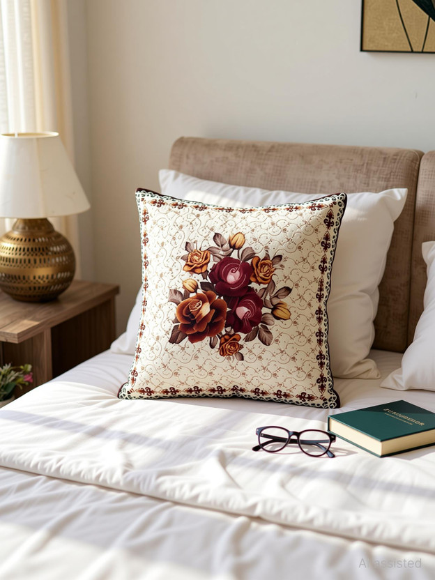 ZUKIODECOR Velvet Cushions Cover(40 cm*40 cm, Pack of 5, White)