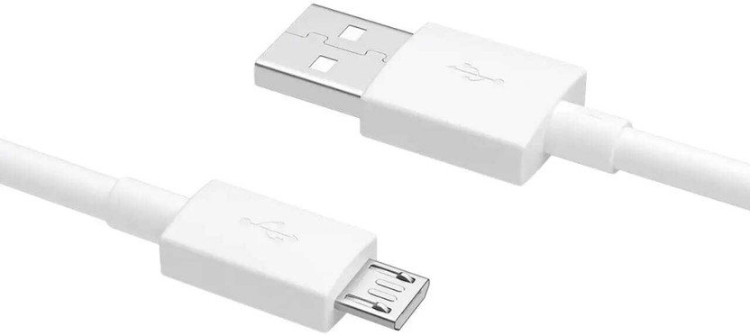 NYC Simplify Your Life Micro USB Cable 3 A 1 m Original OEM Micro USB Port Supports Up to 10W* 5V-2A Or 18W Max*(9V-2A) Micro-USB Cable 10W 2A(Compatible with Realme/Oppo/Vivo and all mobiles with 2A & 3A Micro compatibility, White, One Cable)
