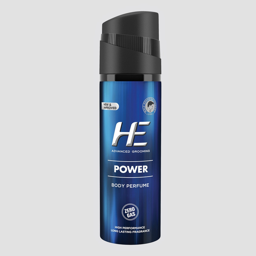 HE HE Power|Smell Fresh|Feel Fresh|Bold Energetic Irrestible Perfume Body Spray  -  For Men(120 ml) - Flipkart Deal
