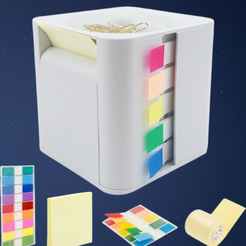 YJ ENTERPRISE 3 Compartments plastic Desk Organizer(White)