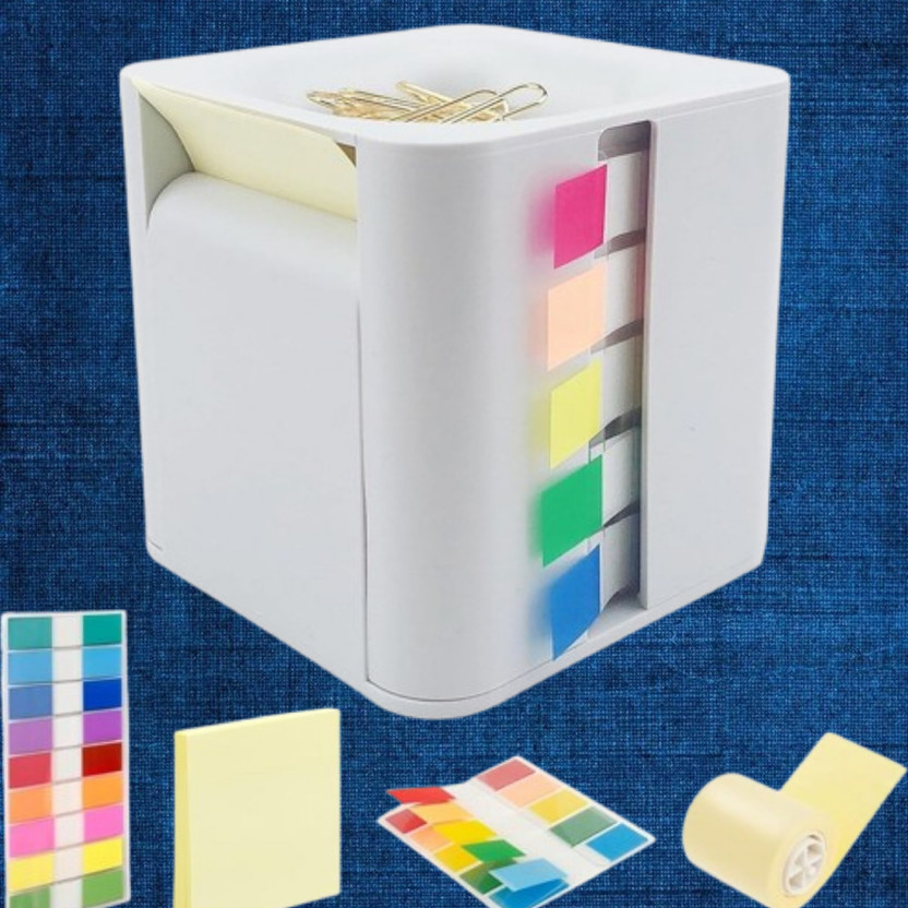 YJ ENTERPRISE 3 Compartments plastic Desk Organizer(White)