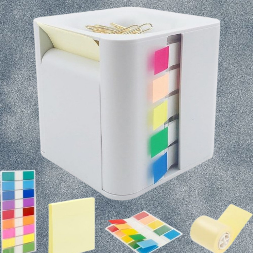 YJ ENTERPRISE 3 Compartments plastic Desk Organizer(White)