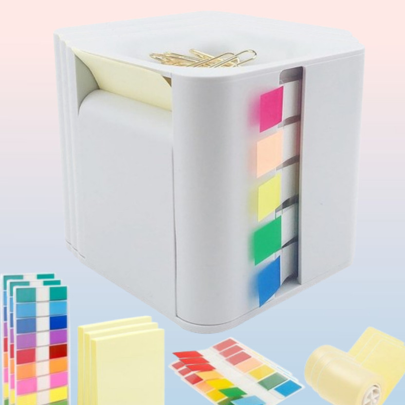 YJ ENTERPRISE 3 Compartments plastic Desk Organizer(White)