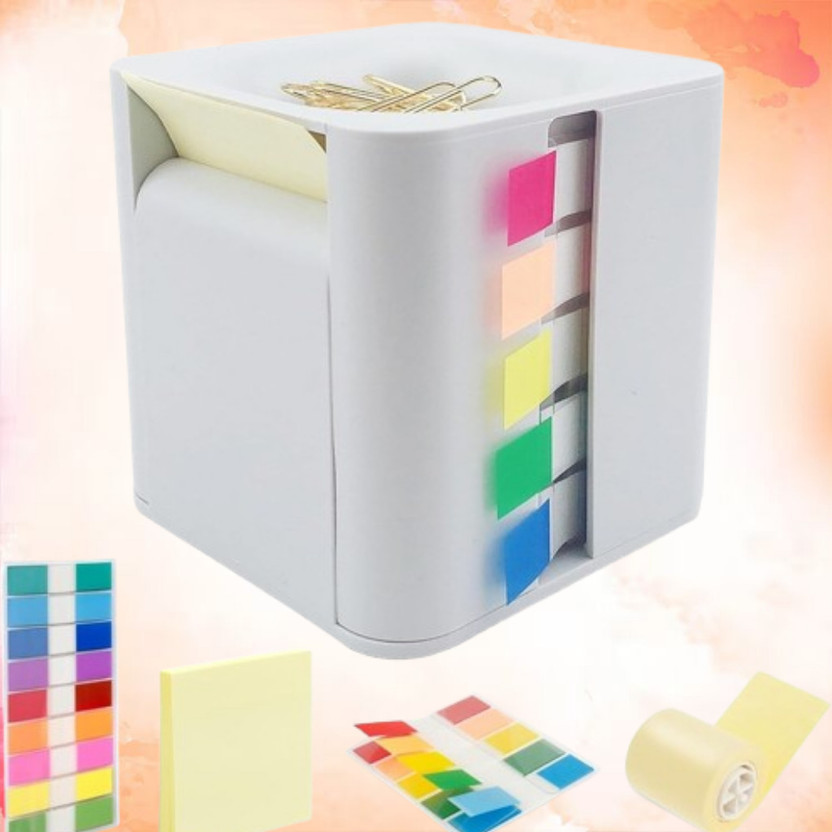 Raghuvanshi 3 Compartments plastic Desk Organizer(White)