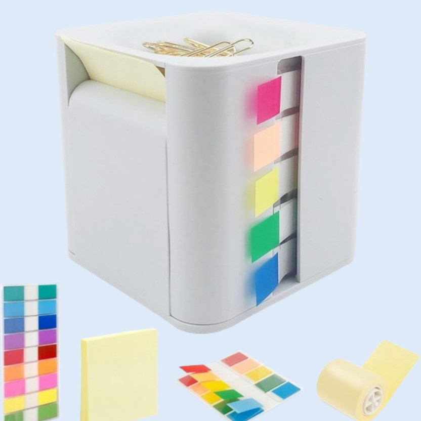 YJ ENTERPRISE 3 Compartments plastic Desk Organizer(White)