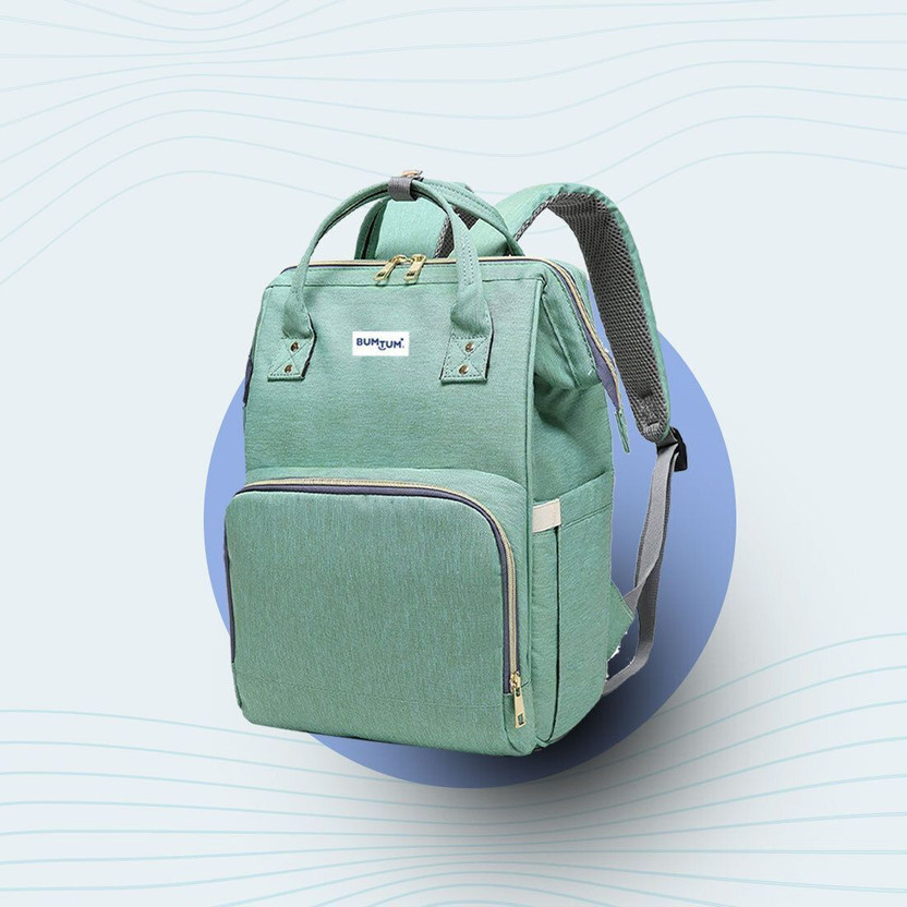 BUMTUM Baby Diaper Bag For Mothers Spacious Waterproof Backpack With Multiple Pockets Mothers Maternity Bags for Travel Diaper Backpack(Green)