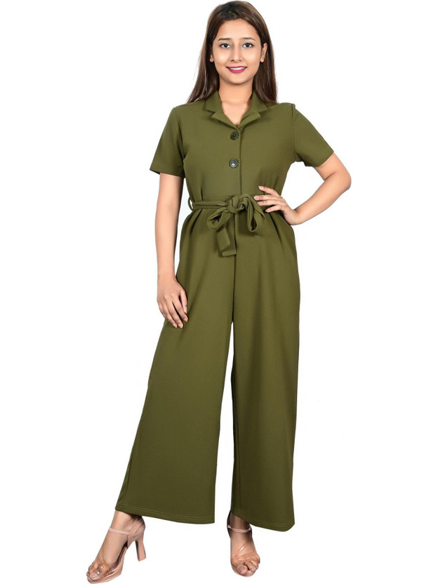 Sunday Casual Solid Women Jumpsuit