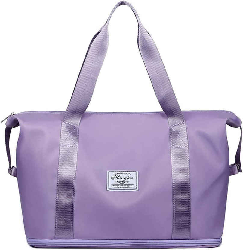 ECOBSY Travel Duffle Bag Expandable Folding Travel Bag for Women Gym Duffel Bag
