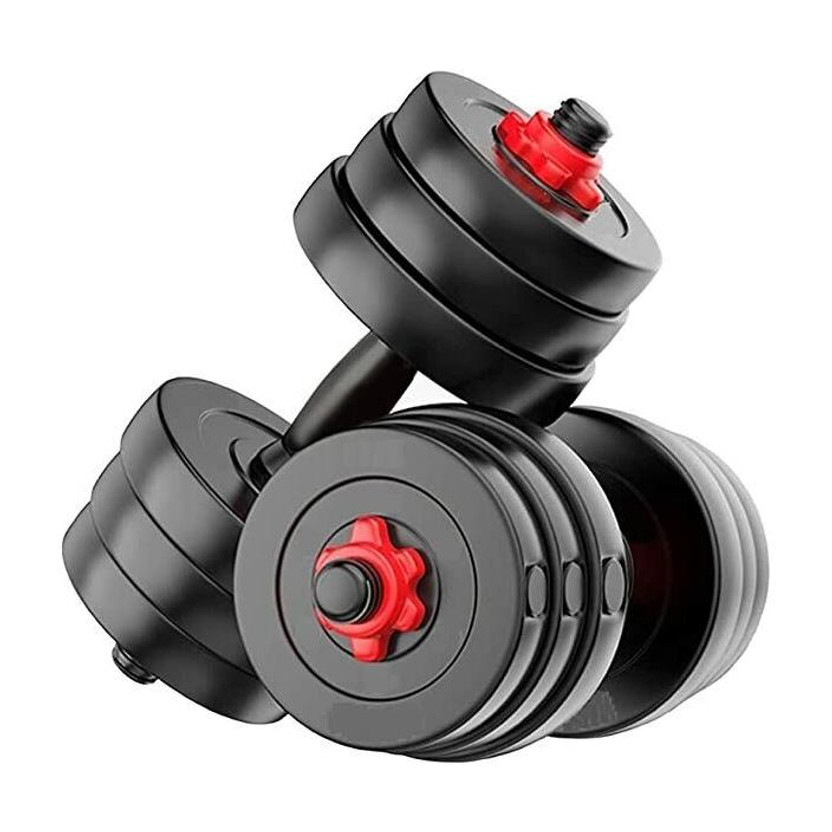 JASMINE JASMINE (4 * 2.5kg) PVC Plates + 2 RODS Adjustable Dumbbell(10 kg) - Flipkart Deal