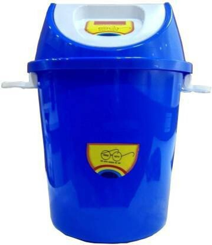 Randal New 360 Degree Rotate Swing Bucket ( 25 L ) Plastic Dustbin(Blue)