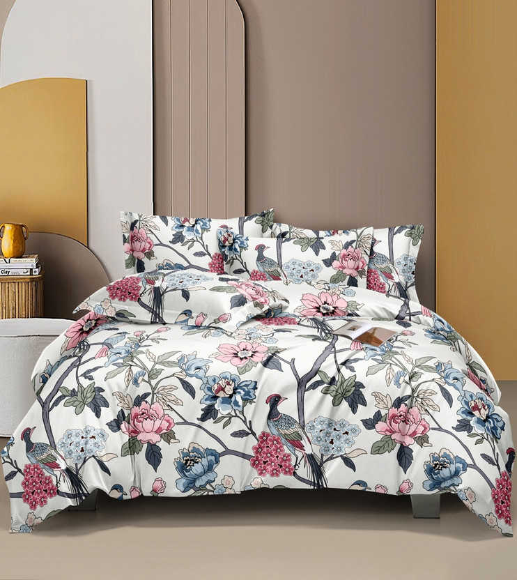 YUTERA Double Cotton Duvet Cover(Multicolor)