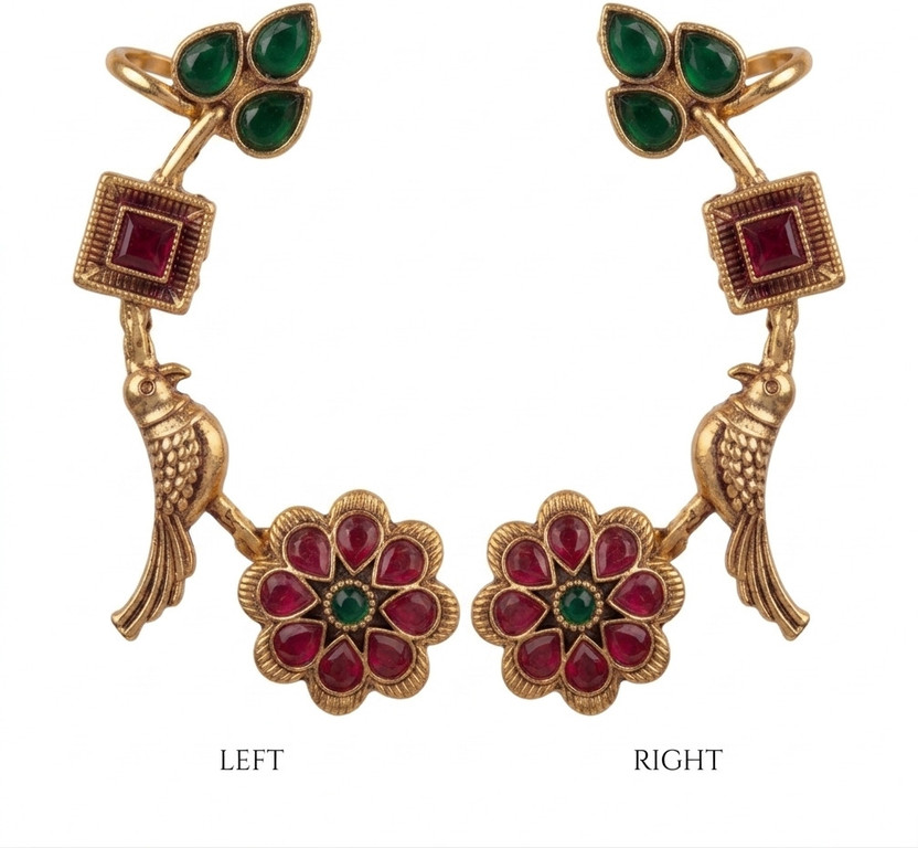SSC SSC SHREE SUNDHA CREATION SSC SHREE SUNDHA CREATION Cubic Zirconia Copper Cuff Earring, Stud Earring Cubic Zirconia Copper Cuff Earring, Drops & Danglers - Flipkart Deal