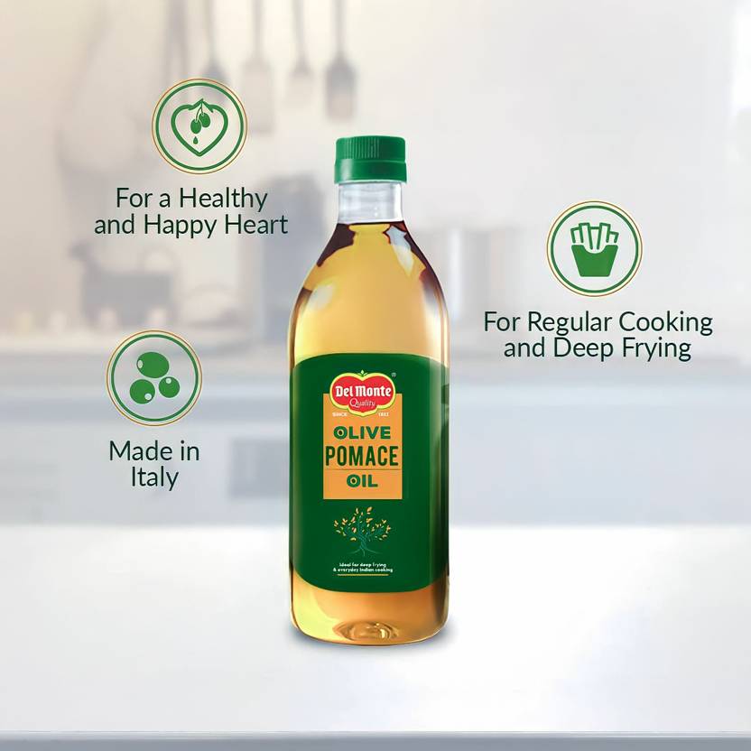 DEL MONTE Del Monte Pomace Olive Oil, Ideal for Everyday Indian Cooking
