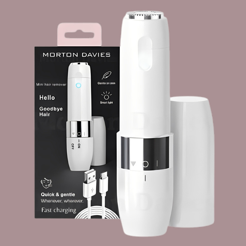 MAXISMART MAXISMART Premium USB Facial Hair Removal Device for Women Compact Design Cordless Epilator(White) - Flipkart Deal