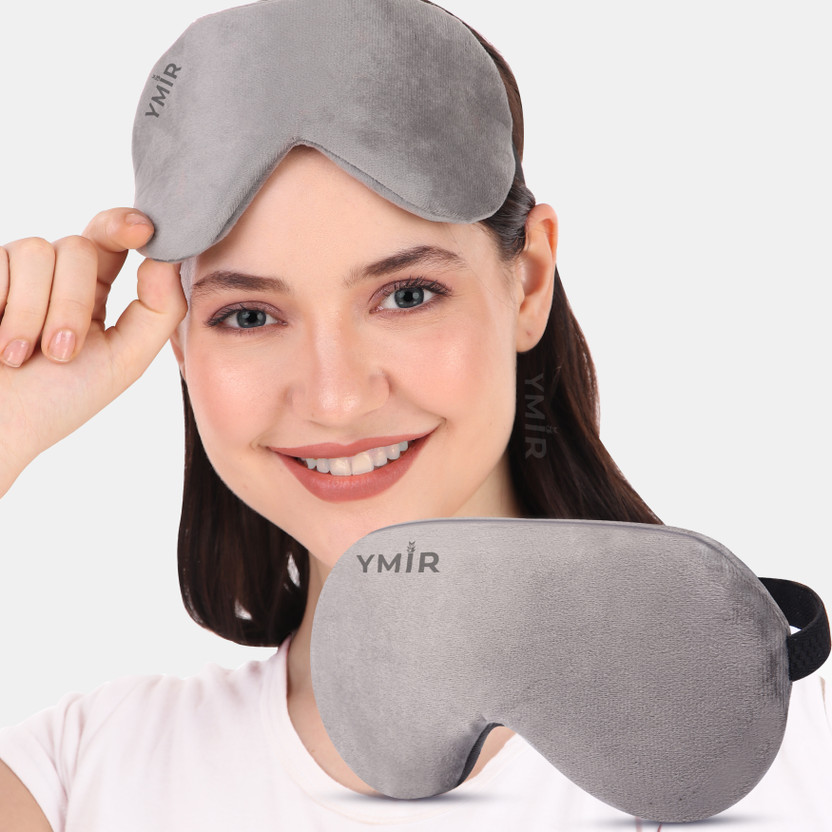Ymir Nap Eye Mask For Sleeping Smooth Sleeping Mask, Sleep Mask With Adjustable Strap Eye Shade(Grey)