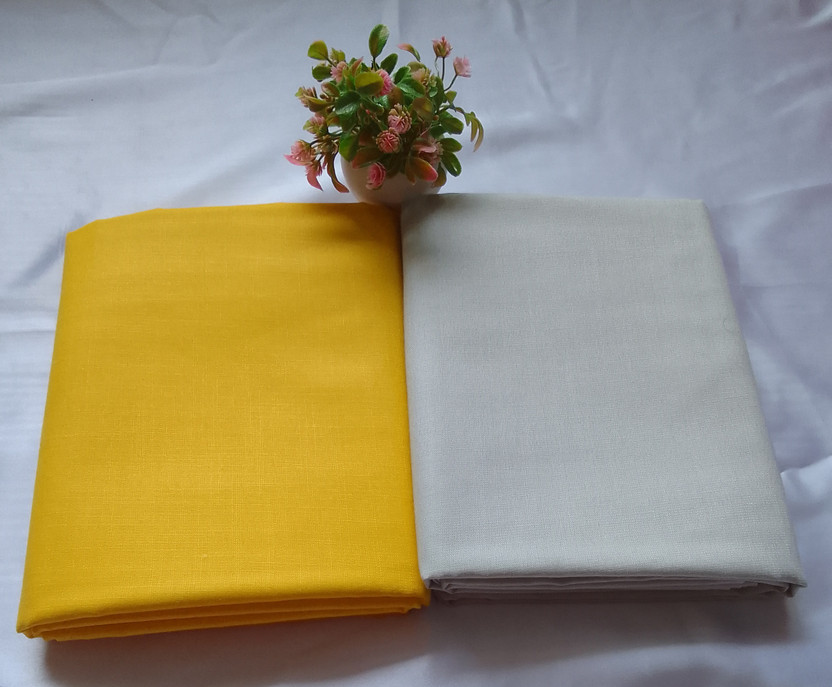 deshmi fashion Cotton Blend Dyed Kurta Fabric