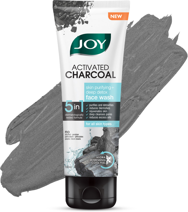 Joy Activated Charcoal Skin Purifying  For Oily Skin Face Wash(100 ml)