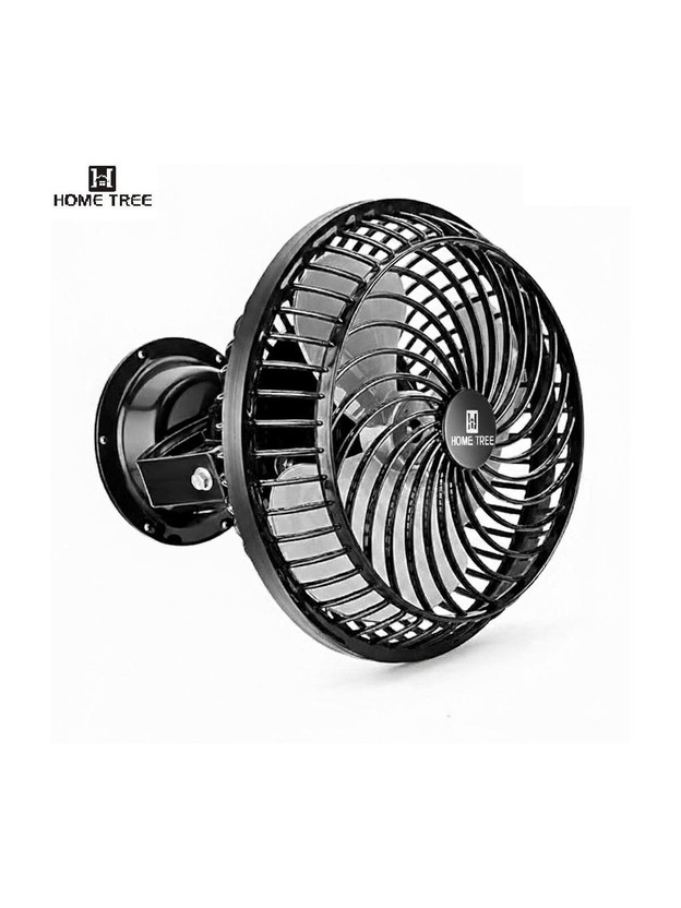 Home Tree cabinfan9inch | Copper Motor | Energy Saving with 12 Months Warranty Energy Saving 225 mm Wall Fan(4 Star | black | Pack of 1)