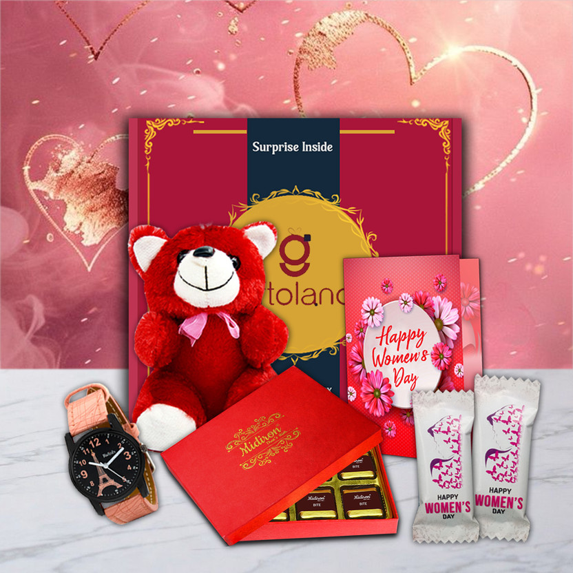 Midiron Cherish Best Women’s Day Chocolate Hamper – Special Luxury Gift for Women, Girls Assorted Gift Box(Multicolor)