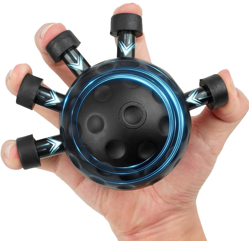 WARRIO Finger Exerciser Hand Grip Strengthener Ball Workout Tool Hand Grip/Fitness Grip(Multicolor)