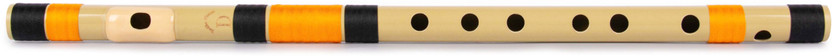Radhe Flutes D Natural Middle Octave Right Hand PVC Flute(46 cm)