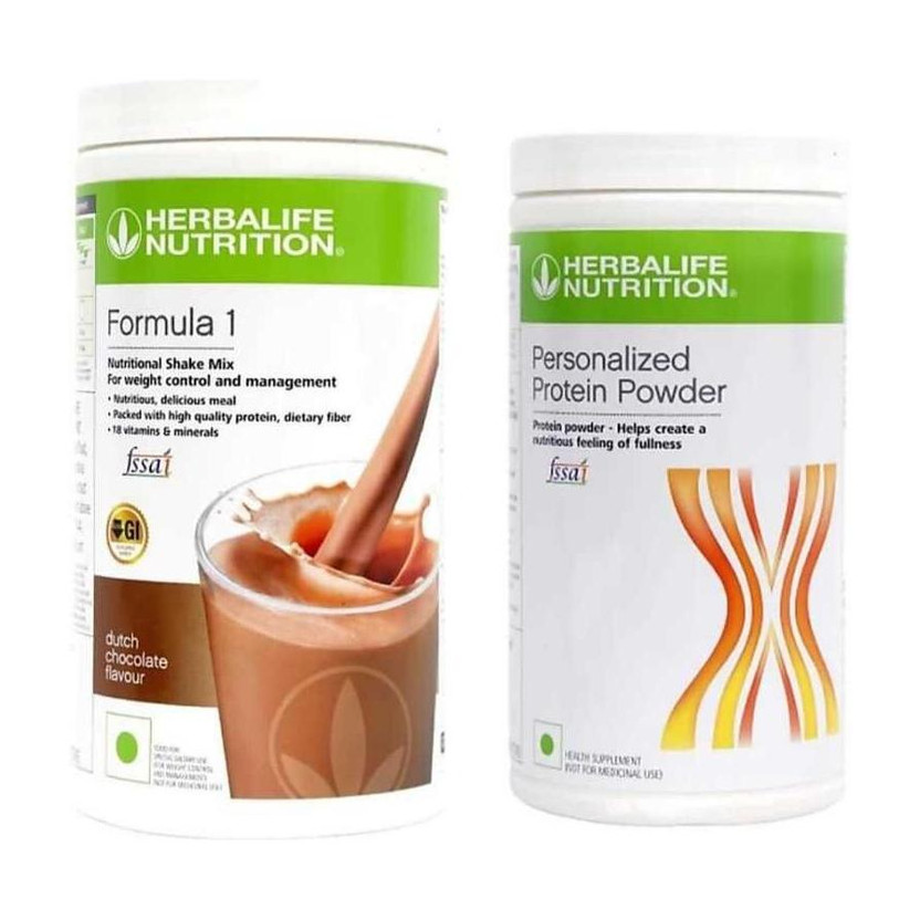 HERBALIFE Nutrition Weight Loss Combo shake Chocolate flavor & Protein Powder Combo(500.0 g, 400.0 g)