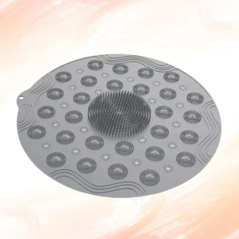 Fluxbox Advanced Suction-Tech Hair Trap for Smooth Tiles(Grey)