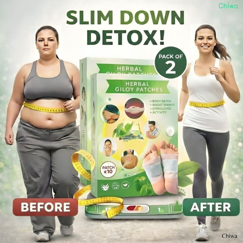 CHIWA Giloy Foot Patches | Have Detox Refresh During Sleep Kit